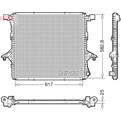 Bilde av Radiator, motorkjøling, vw amarok, 2H0121253A