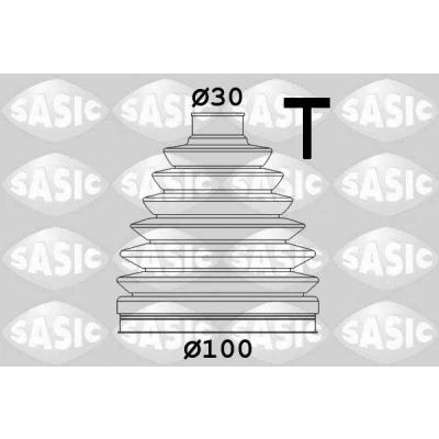 Bilde av SASIC 1906055 Drivakselmansjett hjulside Termoplast NISSAN: Qashqai / Qashqai+2 I, X Trail