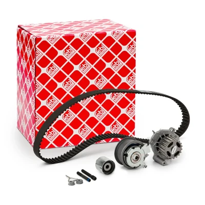 Bilde av FEBI BILSTEIN 176589 vannpumpe + Registerreimsett med 120 VOLKSWAGEN: Touran I, Passat B6 Variant, Caddy 3, AUDI: A3 Sportback, A6 C5 Avant