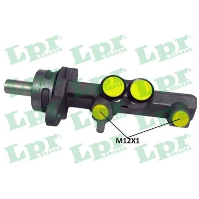 Bilde av LPR 1569 Hovedsylinder 22,2 Aluminium 12 X 1 (2) VOLKSWAGEN: Golf 6, 5, AUDI: A3 Sportback