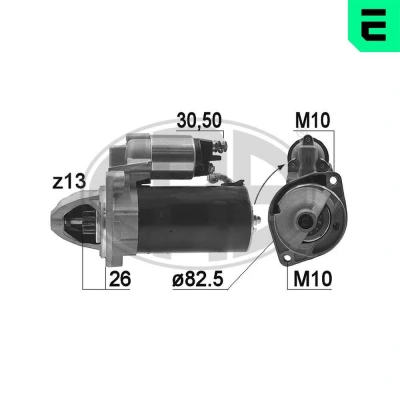 Bilde av ERA 220952A Starter 12 2 13 MERCEDES BENZ: E Klasse Sedan, Sprinter 3.5 T Minibuss, Flatvogn lastebil/Chassis
