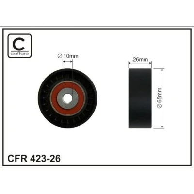 Bilde av Løpehjul, kilerem, alfa romeo,citroën,fiat,lancia,peugeot,renault, 5751.72, 575172