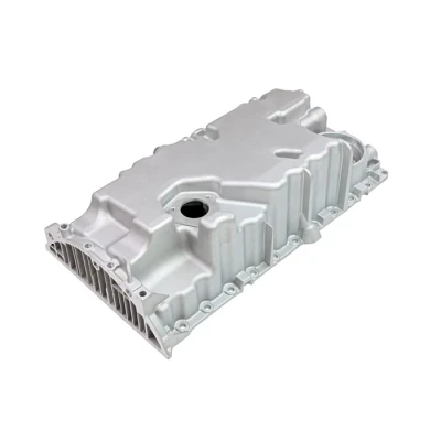 Bilde av AIC 59528 Bunnpanne med oljeplugg hull for oljenivåmåler, flomsperre, uten oljekartetning Aluminium