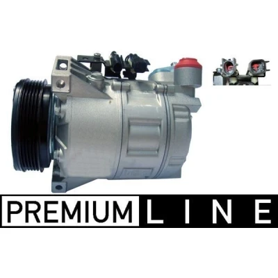 Bilde av MAHLE ORIGINAL ACP 1299 000P Kompressor DCS17EC 12 PAG 46 R 134a med tetningsring VOLVO: XC70 II Stasjonsvogn, V70 3, XC60 I, FORD: MONDEO 4 Turnier