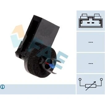 Bilde av Sensor, innetemperatur, audi,seat,skoda,vw, 1H0 907 543 A, 6438089, 77 01 046 629, 054 305