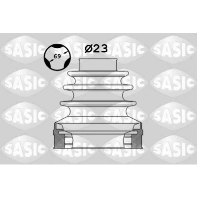 Bilde av SASIC 1906024 Drivakselmansjett girkassesiden VOLKSWAGEN: Passat B6 Variant, Golf 5, Touran I, AUDI: A3 Sportback, Hatchback, SKODA: Fabia 2
