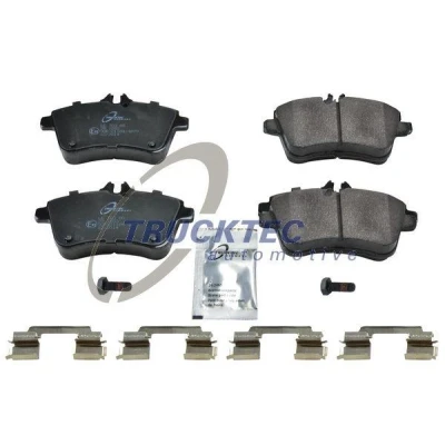 Bilde av TRUCKTEC AUTOMOTIVE 02.35.149 Bremseklosser framaksel MERCEDES BENZ: B Klasse, A Klasse