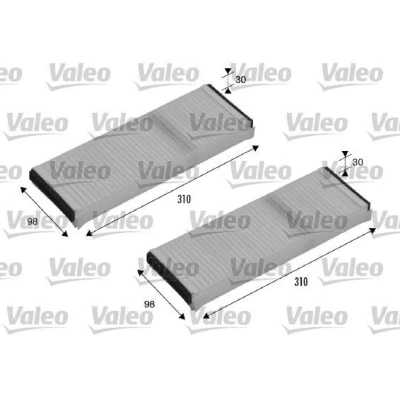 Bilde av VALEO CLIMFILTER COMFORT 715500 Kupéfilter Partikkelfilter 309, 310, 310 99 30 AUDI: A6 C6 Avant, Allroad, Sedan