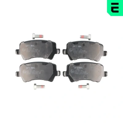 Bilde av OPTIMAL BP 12401 Bremseklosser bakaksel med bremsecaliperskruer VOLVO: XC70 II Stasjonsvogn, XC60 I, V60 FORD: S Max Mk1, Galaxy Mk2 MPV