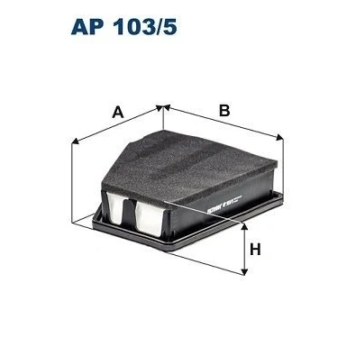 Bilde av FILTRON AP 103/5 Luftfilter 60 229,5 236 Filterinnsats HONDA: CIVIC 9, 9 Tourer