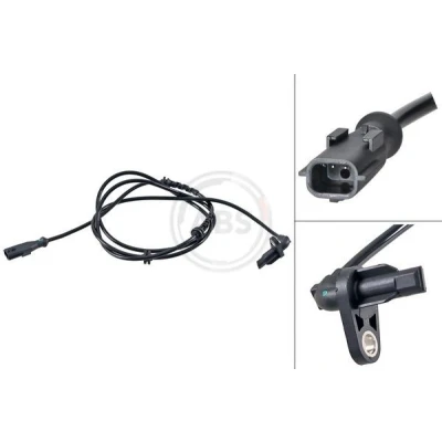 Bilde av Sensor, hjulturtall, Høyre bakaksel, renault twingo ii, skåp/halvkombi 479003807R, 8200457358