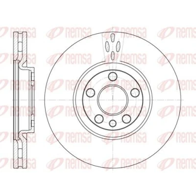 Bilde av REMSA 6658.10 Bremseskiver framaksel 285, 285 28 5 ventilert MERCEDES BENZ: SL Cabrio, PEUGEOT: 807, Expert I Van, CITROËN: C8