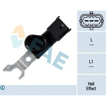 Bilde av FAE 79168 Sensorer Hall prinsipp OPEL: Astra F Sedan, Omega B CC