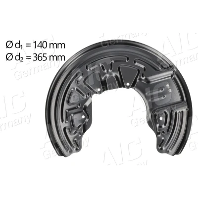 Bilde av AIC 56315 Bremseskjold framaksel venstre AUDI: A4 B7 Avant, B6 Avant