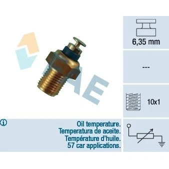 Bilde av EPS 1.830.093 Oljetrykksgiver M10x1 Made in Italy OE Equivalent AUDI: A6 C5 Avant, Sedan, 80 B2