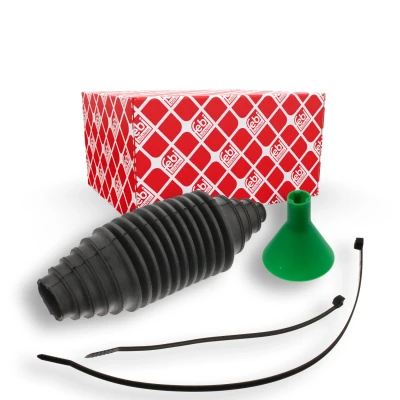 Bilde av FEBI BILSTEIN 17078 Tannstangmansjett gummi framaksel venstre, høyre VOLKSWAGEN: up! Hatchback, Polo IV Hatchback