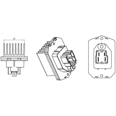 Bilde av MAHLE ORIGINAL ABR 76 000S Regulator, kabinvifte