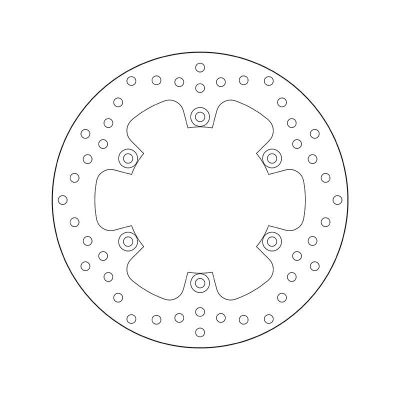 Bilde av BREMBO Bremseskive Fixed , Serie Oro foran og bak 267mm 5mm 6 hullet 68B407E4 Bremseskiver, Skivebremser