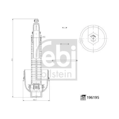 Bilde av FEBI BILSTEIN 196195 deksel, oljefilterbeholder 83,7mm BMW: X5, 5 Touring