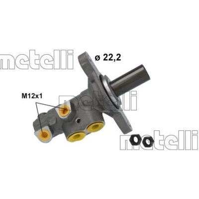 Bilde av METELLI 05 1227 Hovedsylinder 22,20 Aluminium