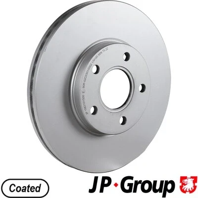 Bilde av JP GROUP 1563101500 Bremseskiver framaksel 278 24 5 innvendig ventilert belagt FORD: Transit Connect Mk1 Van, Tourneo