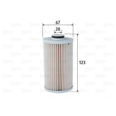 Bilde av VALEO 587083 Drivstoffilter Filterinnsats HONDA: CR V 3, ACCORD 8, 8 Kombi