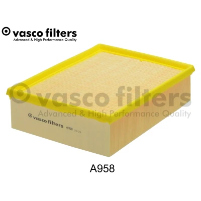 Bilde av DAVID VASCO A958 Luftfilter 70 213 268 firkantet Filterinnsats AUDI: A4 B7 Avant, B6 Sedan