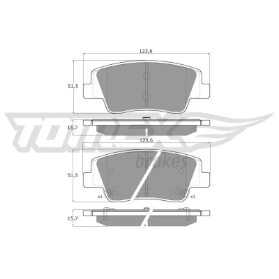 Bilde av TOMEX brakes TX 52 68 ABS sensor bakaksel aktiv 82mm JEEP: Compass, WRANGLER 3