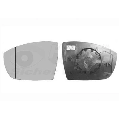 Bilde av VAN WEZEL 1869837 Speilglass venstre FORD: Galaxy Mk2 MPV