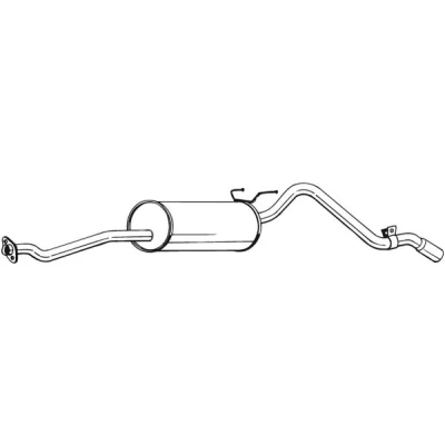 Bilde av Bakre eksospotte BOSAL 286 409