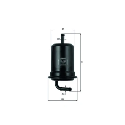 Bilde av MAHLE ORIGINAL KL 121 Drivstoffilter ledningsfilter 8 8,0 MAZDA: FAMILIA 6