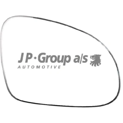 Bilde av JP GROUP 1189304580 Speilglass høyre VOLKSWAGEN: Passat B6 Variant, Golf 5, B5 GP Stasjonsvogn, SKODA: Superb I Sedan