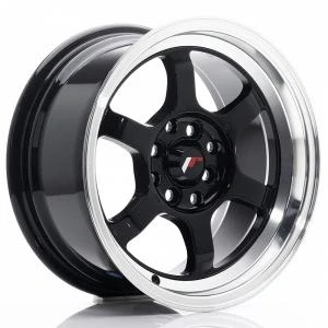 Bilde av Japan Racing JR12 Shiny Black 8.5x15 4/100 ET13 B73.1