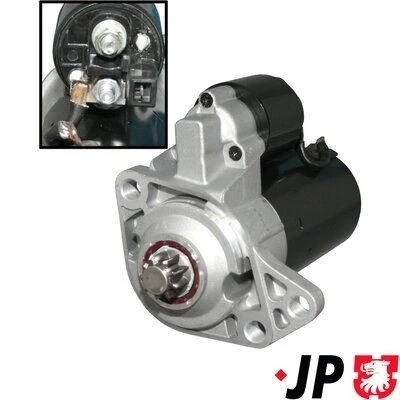 Bilde av JP GROUP 1190300500 Starter 12 1,8 11, 9 VOLKSWAGEN: Transporter 4 Bus, GOLF 3, 4, AUDI: A3 Hatchback