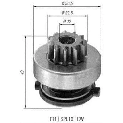 Bilde av MAGNETI MARELLI 940113020366 Lite tannhjul, starter