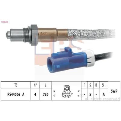 Bilde av EPS 1.998.298 Lambdasonde Made in Italy OE Equivalent oppvarmet, planarsonde, forsmurt gjenge FORD: Focus 3, 3 Turnier, 2