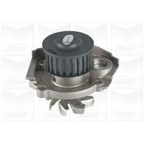 Bilde av GRAF PA866 Vannpumpe 23 uten pakning mekanisk stålplate 57,069 for tannremdrift FIAT: Doblo I Cargo, Stilo Hatchback, 500 Hatchback