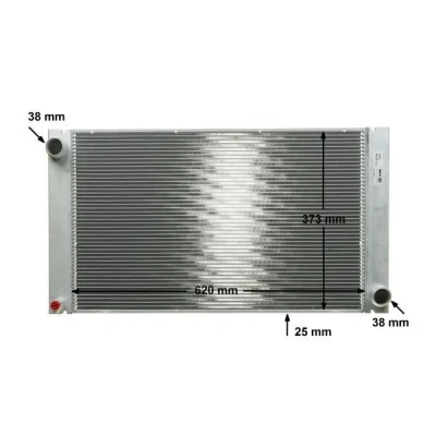 Bilde av MAHLE ORIGINAL CR 578 000P Radiator for kjøretøy med/uten klimaanlegg 623 374 24 Kjøleribber loddet BMW: 5 Touring