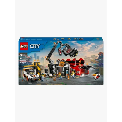 Bilde av LEGO City 60472 Bilopphuggeri med biler Byggesett Plast