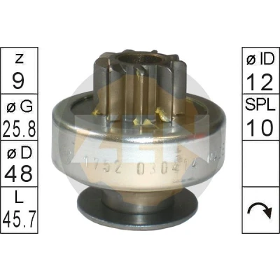 Bilde av Friløpsgir, starter, alfa romeo,citroën,fiat,lancia,mercedes benz,peugeot