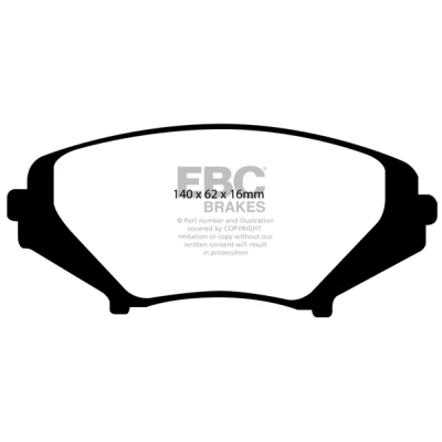Bilde av Bremseklosser sett EBC Brakes DP51665NDX