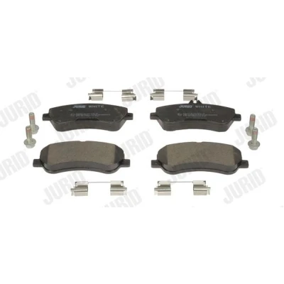 Bilde av Jurid 573321JC Bremseklosser White Low Dust keramikk klargjort for slitasjeindikator MERCEDES BENZ: GLK