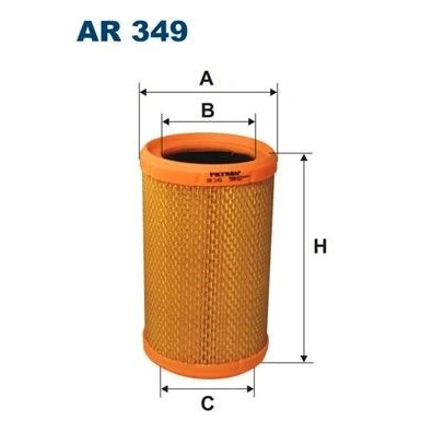 Bilde av FILTRON AR 349 Luftfilter 178 107 Filterinnsats RENAULT: Kangoo I, I Express, CLIO 2, NISSAN: Kubistar Van