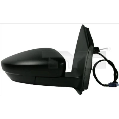 Bilde av Sidespeil Tyc 337 0185 høyre konveks, for elektrisk speiljustering, kan varmes opp VOLKSWAGEN: Polo V Hatchback