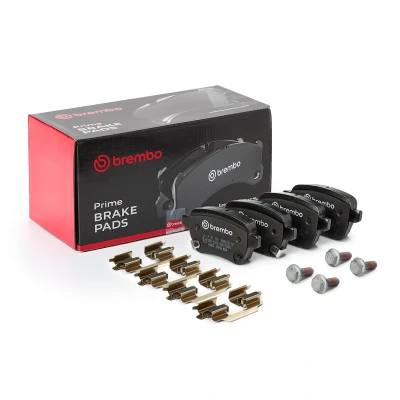 Bilde av BREMBO P 23 190 Bremseklosser med akustisk slitasjevarsel bremsecaliperskruer tilbehør