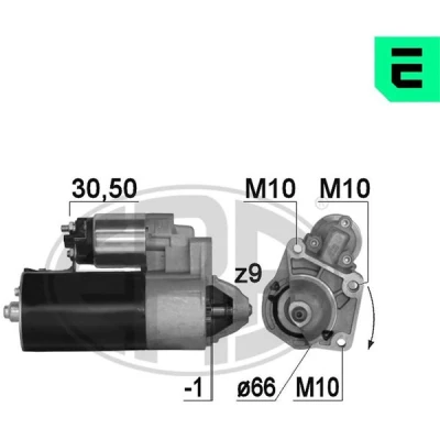 Bilde av AS PL S0528 Starter 12 1,40 9 VOLVO: S40 I, V40 Stasjonsvogn