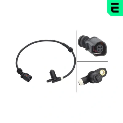 Bilde av OPTIMAL 06 S149 ABS sensor passiv 500 ikke klargjort for slitasjeindikator VOLKSWAGEN: Sharan I, SEAT: Alhambra I