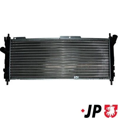 Bilde av JP GROUP 1214202500 Radiator Aluminium, plast for kjøretøy med luftkondisjonering 680 268 32 Manuel girkasse OPEL: Tigra Coupé