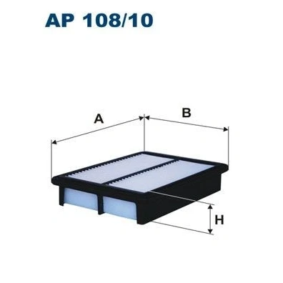 Bilde av FILTRON AP 108/10 Luftfilter 52 190 269 Filterinnsats HYUNDAI: H 1 Cargo, / Starex MPV, Travel