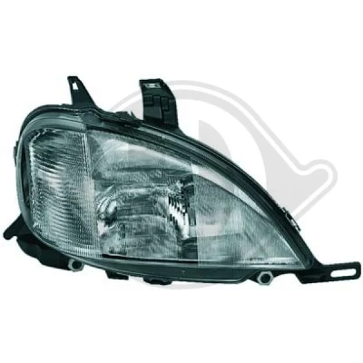 Bilde av DIEDERICHS 1690980 Frontlykter høyre H7, H7/H1/H3, H1, H3 MERCEDES BENZ: ML Klasse
